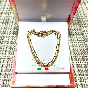 BRAND NEW Mia Fiore gold toned double layers bracelet ✨✨✨ Box included ❤️
